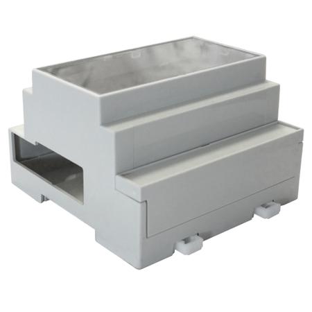 CBRPI-DR-2-3-CLR CAMDENBOSS Polycarbonate  Case for use with Raspberry Pi Case in Grey