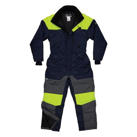 41241 Ergodyne Navy Reusable Coverall, XS