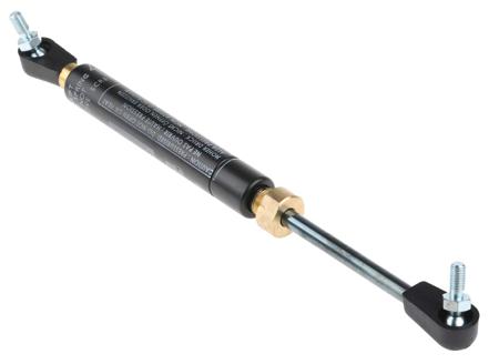 SSV6050500001 Camloc Steel Gas Strut, with Ball & Socket Joint, 170.0mm Extended Length, 60.0mm Stroke Length