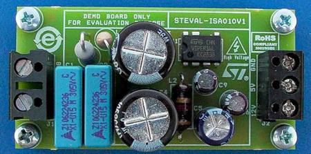 STEVAL-ISA010V1 STMicroelectronics Demonstration Board Power Management for VIPER16 for Non-Isolated Auxiliary Power Supply