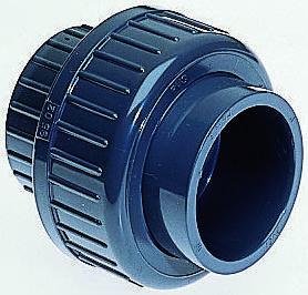 721510105 Georg Fischer Straight PVC-U Union, 16mm x 16mm, L.41mm