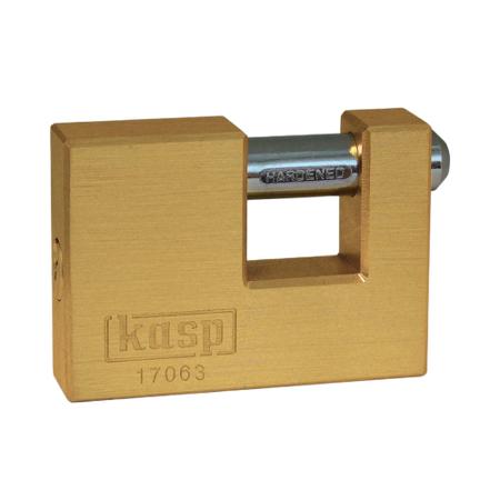 K17070D Kasp Padlock Brass Padlock, 12 mm Shackle, 70mm Body