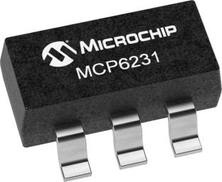MCP6231T-E/OT Microchip, Operational Amplifier, 300 kHz, 5-Pin 6 V SOT-23