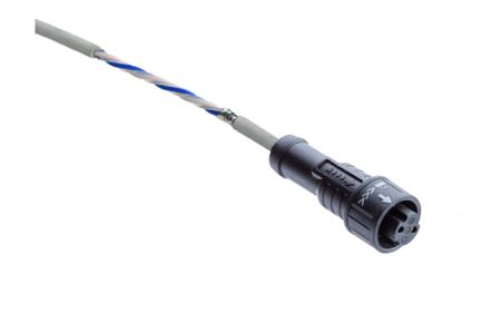 AD-02BFFM-QL8P02 Amphenol Industrial 2 way Sensor Actuator Cable, 2 m