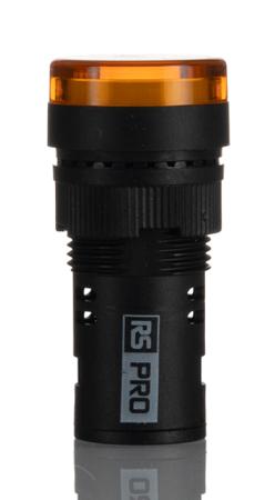 271-7479 RS PRO Yellow LED Pilot Light, 24V ac/dc
