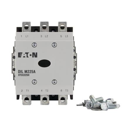 139547-DILM225A-22-RAC240- Eaton DILM Contactor, 220 V ac, 230 V ac Coil, 3 Pole, 6.5 kW, 1N/O