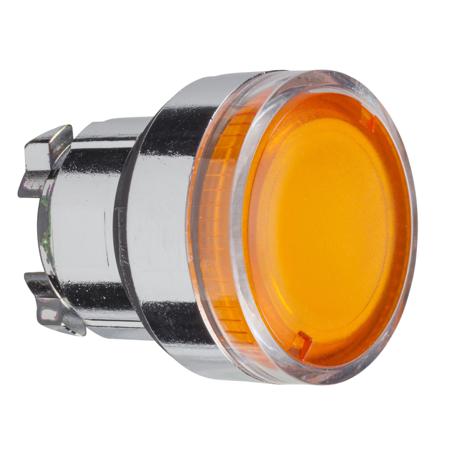 ZB4BW35 Yel illuminated head for BA9s bulb/LED