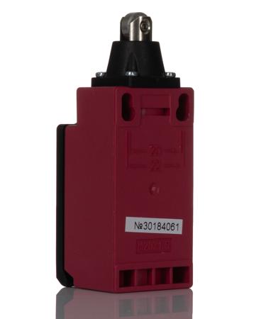 179-7567 Safety Switch With Roller Plunger Actuator, Glass Fibre Reinforced Plastic, NO/NC