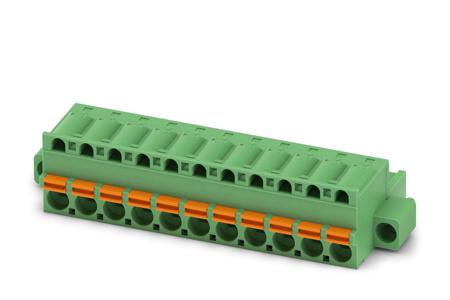 1873294 Phoenix Contact, 5.08mm Pitch, FKC 2.5/11-STF-5.08, 11 Way, Pluggable Terminal Block, Plug, Spring Cage Termination,