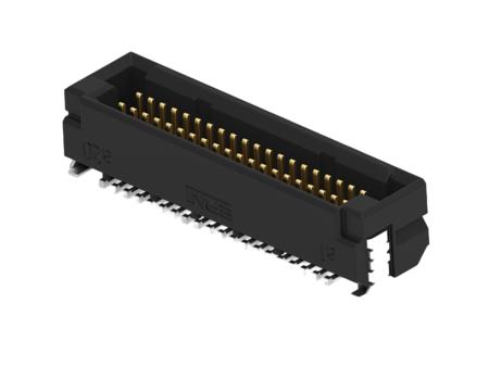 294138-E ERNI ERNI MicroCon Series Vertical Surface Mount PCB Header, 40 Contact(s), 0.8mm Pitch, 2 Row(s), Shrouded