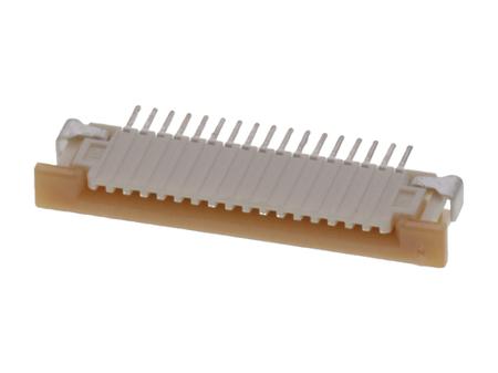 52271-1779 Molex FFC/FPC SMT Series 1mm Pitch 17 Way Right Angle SMT Female FPC Connector, ZIF Bottom Contact
