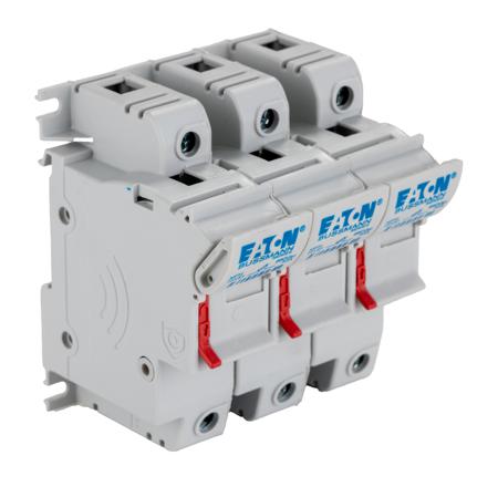 CH143DU Eaton 50A Rail Mount Fuse Holder for 14 x 51mm Fuse, 3P, 690V ac