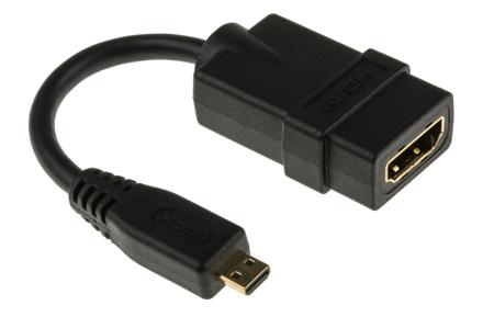 HDADFM5IN StarTech.com HDMI 1.4, 12.7cm Female HDMI to Male Micro HDMI High Speed 4K @ 30Hz