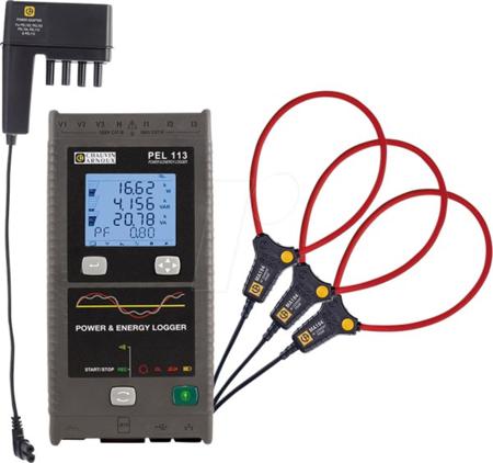 P01300003 Chauvin Arnoux PEL113 Power & Energy Data Logger, Ethernet, IRD Server, USB, Wifi, 7 Input Channel(s)