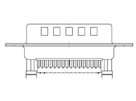 173109-0329 FCT from Molex 1731 37 Way Panel Mount D-sub Connector Plug, 2.84mm Pitch, with Thread