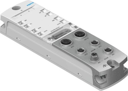 CPX-AP-I-EC-M12 Festo CPX-AP-I Series Fieldbus Interface Module for Use with Valve Terminals, 24 V dc