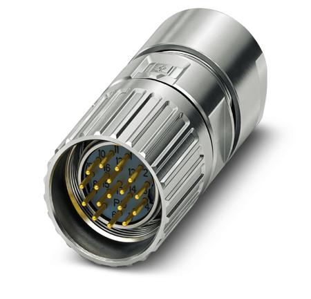 1629200 Phoenix Contact Circular Connector, 17 Contacts, Cable, M23 Connector, Plug, Male, IP66, IP68, IP69K, M23-17P1N8A80DU