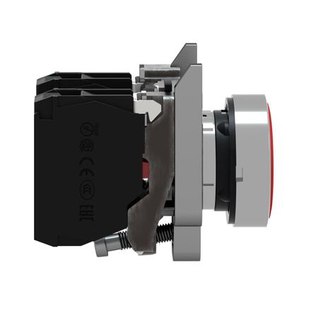 XB4BA45 BOUTON POUSSOIR, ROUGE, 1