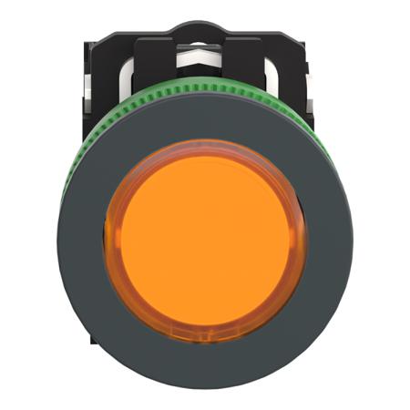 XB5FW35B5 FLUSH MOUNT ORANG ILL PB LED 24V 1NO1NC