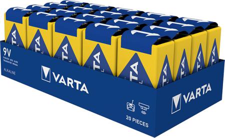 4022 Varta Varta Industrial Alkaline 9V Batteries PP3