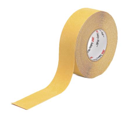 BAD50YN 3M Black/Yellow PVC 20m Hazard Tape, 1mm Thickness