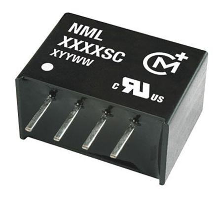 NML0509SC Murata Power Solutions NML 2W Isolated DC-DC Converter Through Hole, Vin 4.5 → 5.5 V dc, Vout 9V dc