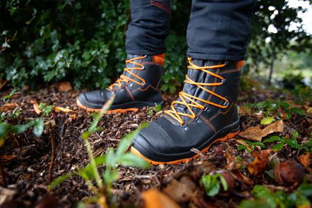 3XA2A2VX1-47 SIP Protection 3XA2 Black/Orange Steel Toe Capped Unisex Safety Boots, UK 11.5, EU 47