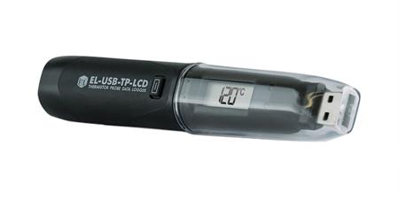 EL-USB-TP-LCD- Lascar EL-USB-TP-LCD+ Temperature Data Logger, USB, Battery Powered, LCD Display