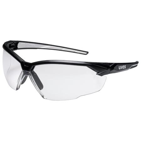 9181268 Uvex suXXeed Anti-Mist UV Safety Glasses, Clear PC Lens