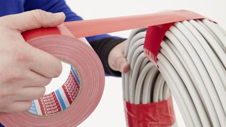 04688-00009-00 Tesa 4688 White PE Cloth Cloth Tape, 50mm x 50m