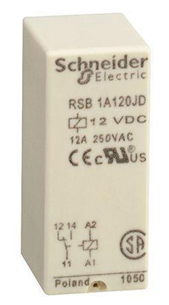 RSB1A120JD Interface plug-in relay, SPDT, 250 V ac