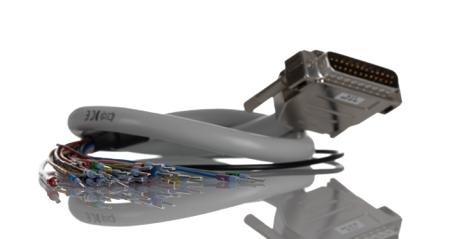 2926506 Phoenix Contact Male 25 Pin D-sub Unterminated Serial Cable, 500mm PVC, 25/S, CABLE-D-25SUB/M/OE/0 Series
