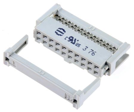 09185207813 HARTING 20-Way IDC Connector Socket for Cable Mount, 2-Row