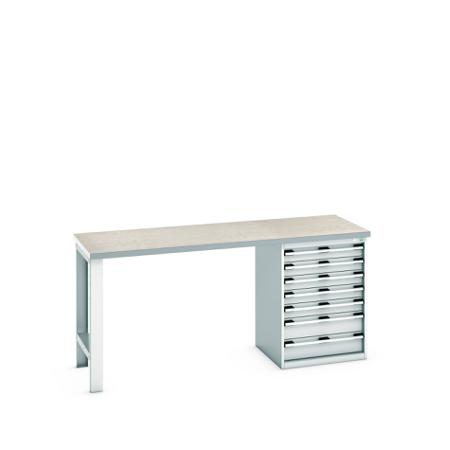 41004122-16V Bott 41004122.16V Sheet Steel Workbench, 940mm x 750mm x 2000mm