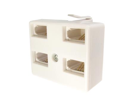 266-2253 RS PRO Adapter, Adapter, White