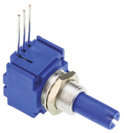91A1A-B28-E15L Bourns 91 10kΩ Rotary Potentiometer 1-Gang, Panel Mount (Through Hole),