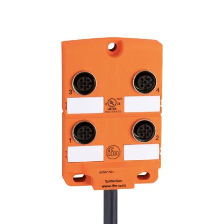 EBC025 ifm electronic EBC Series Sensor Box, M12, 10m cable, 4 port