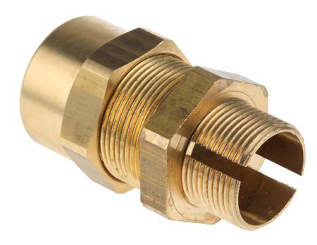 AXT25K M25 Prysmian Brass Cable Gland Kit, 11.5 → 21mm Cable Dia.