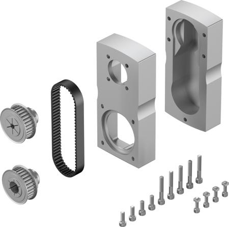 EAMM-U-86-D50-60H-102 Festo EAMM-U Series Connection Kit for Use with Motor Mounting, 188.5mm Length