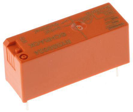 RY550024 TE Connectivity SP-NC Non-Latching Relay PCB Mount, 24V dc Coil, 8 A