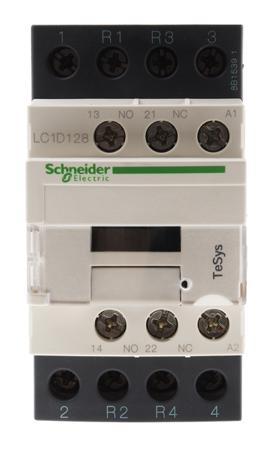 LC1D128U7 Schneider Electric TeSys D TeSyS D Contactor, 230 V ac Coil, 4-Pole, 25 A, 2NO + 2NC, 690 V ac