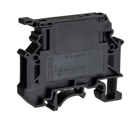 3000539 Phoenix Contact  Black, 2-Level, Screw Termination