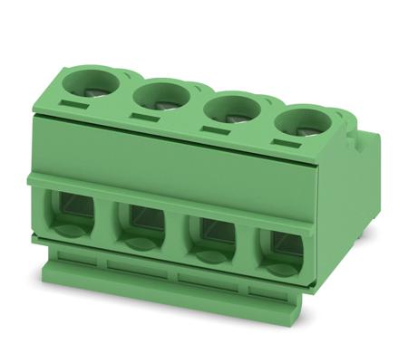 1755758 Phoenix Contact, 5mm Pitch, PT 1.5/ 4-PH-5.0 CLIP, 4 Way, Pluggable Terminal Block, Plug, Screw Termination,