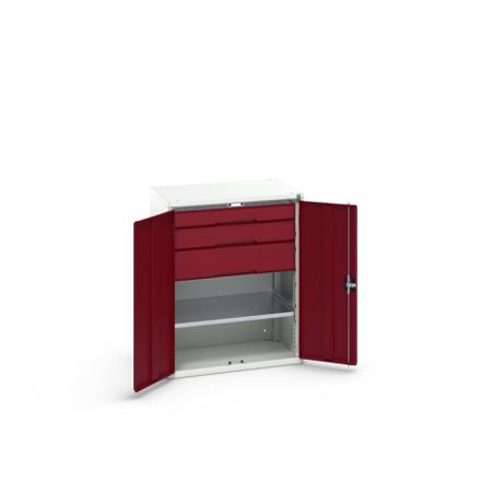 16926454.24 Bott 2 Door, 3 Drawer Sheet Steel Cupboard, 800 x 550 x 1000mm