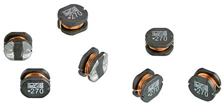 744774222 Wurth WE-PD2 Series Unshielded Wire-wound SMD Inductor with a Ferrite Core, 220 μH ±10% 420mA Idc