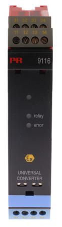 9116B1 1, 2 Channel Isolation Barrier with Analogue Output, 250 V ac max