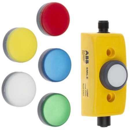 2TLA030053R2700 ABB Jokab Smile 12 RG Series Twist Release Illuminated Emergency Stop Push Button, Panel Mount, 1NO, IP65