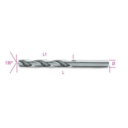 412-8-25 BETA HSS Twist Drill Bit for Metal, 8.25mm Diameter, 117 mm Overall