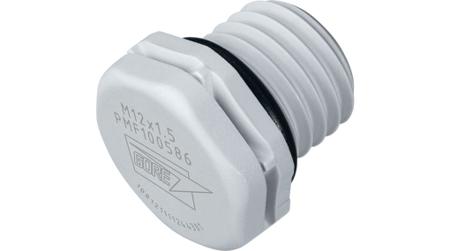 PMF 100586 W.L. Gore PolyVent High Airflow Series M12x1.5 Screw-In, 15.55 x 17 mm Dia., 17mm W, For Use With Enclosures and
