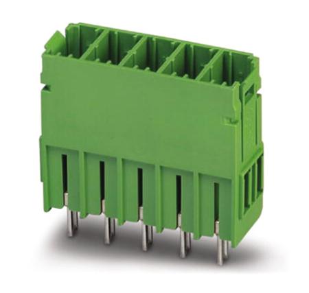1720576 Phoenix Contact, 7.62mm Pitch, PCV 5/ 2-G-7.62, 2 Way, Pluggable Terminal Block, Header, Solder Termination,